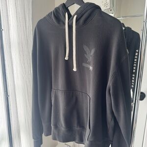 American Eagle Outfitters Black Hoodie Sweatshirt